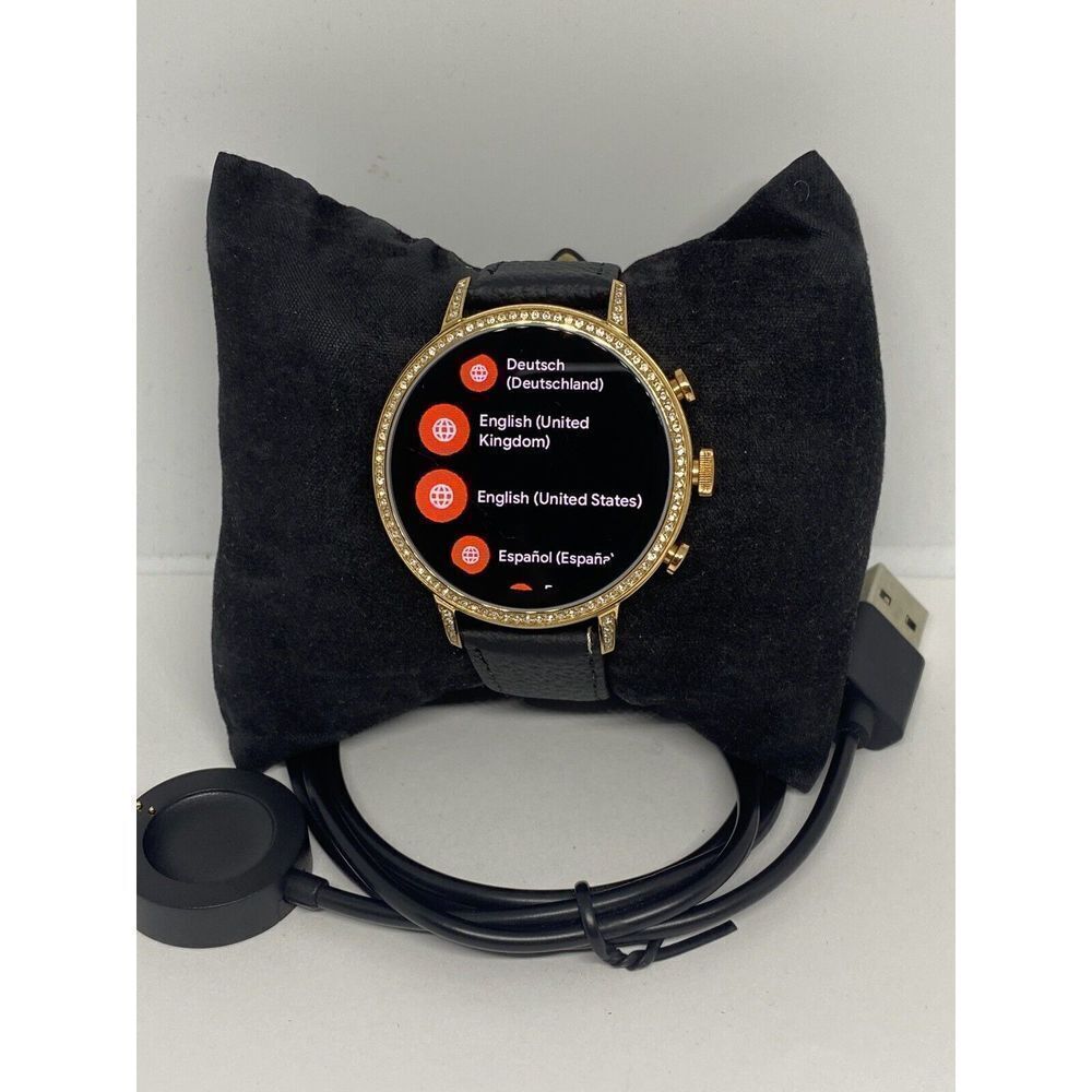 Fossil Gen 4 Authentic Digital Dial Smart Watch Custom Band FTW6015 AB394